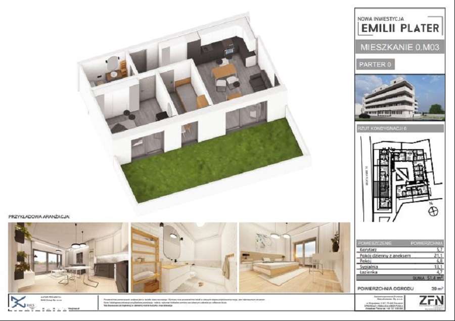 3-pokojowe mieszkanie osiedle Emilii Plater w centrum Polic!-6