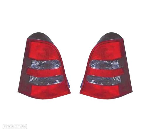 FAROLINS PARA MERCEDES CLASSE A W168 01-04 FUMADO VERMELHO - 1