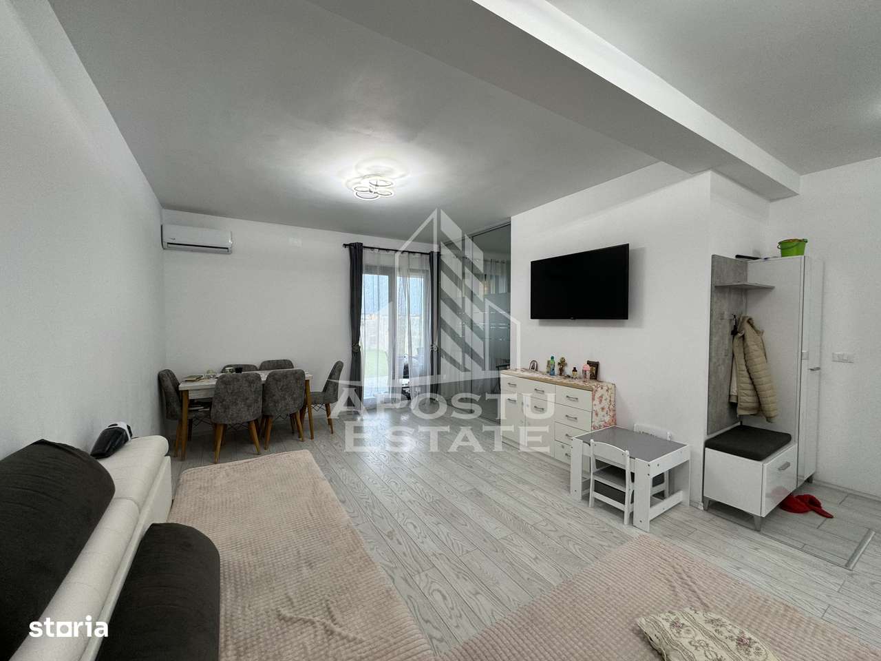 Duplex mobilat și utilat, pe parter cu 3 camere, 2 bai si pivnita - Imagine principală: 2/20