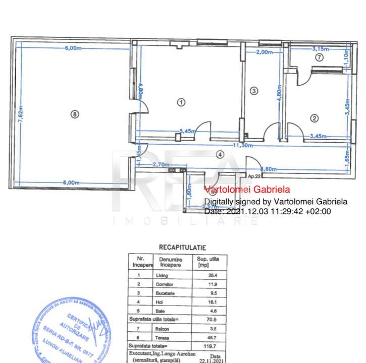 PENTHOUSE 2 camere/ 2 locuri parcare /TVA INCLUS - Imagine principală: 2/5