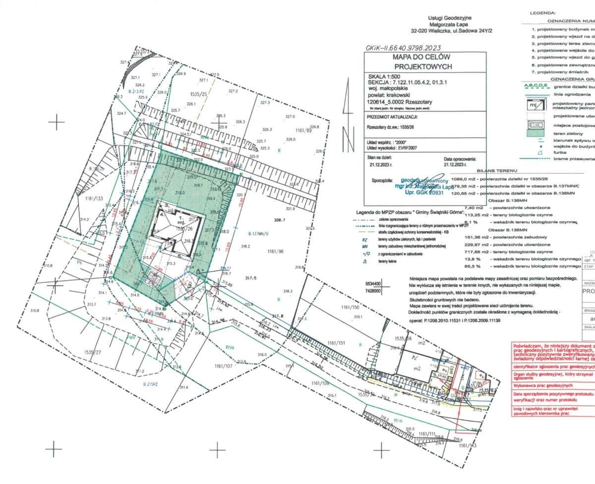 Działka przy lesie z pozwoleniem na budowę 11 ar-6