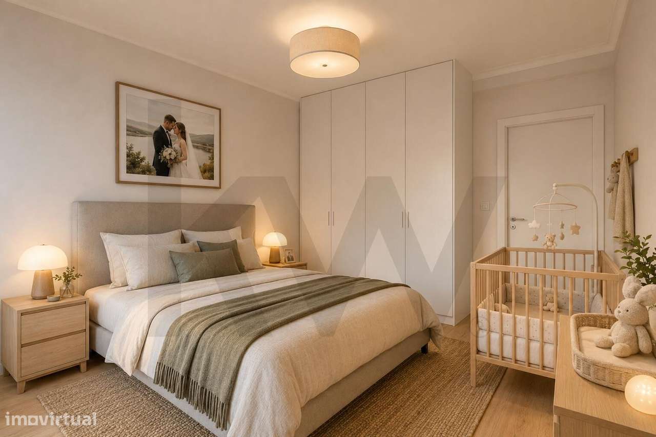 Apartamento T2 Totalmente Remodelado no centro de Monte Abraão – Confo-7