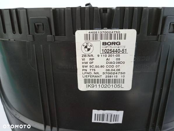 BMW E91 E90 licznik zegary N52 330i 9110201 - 5