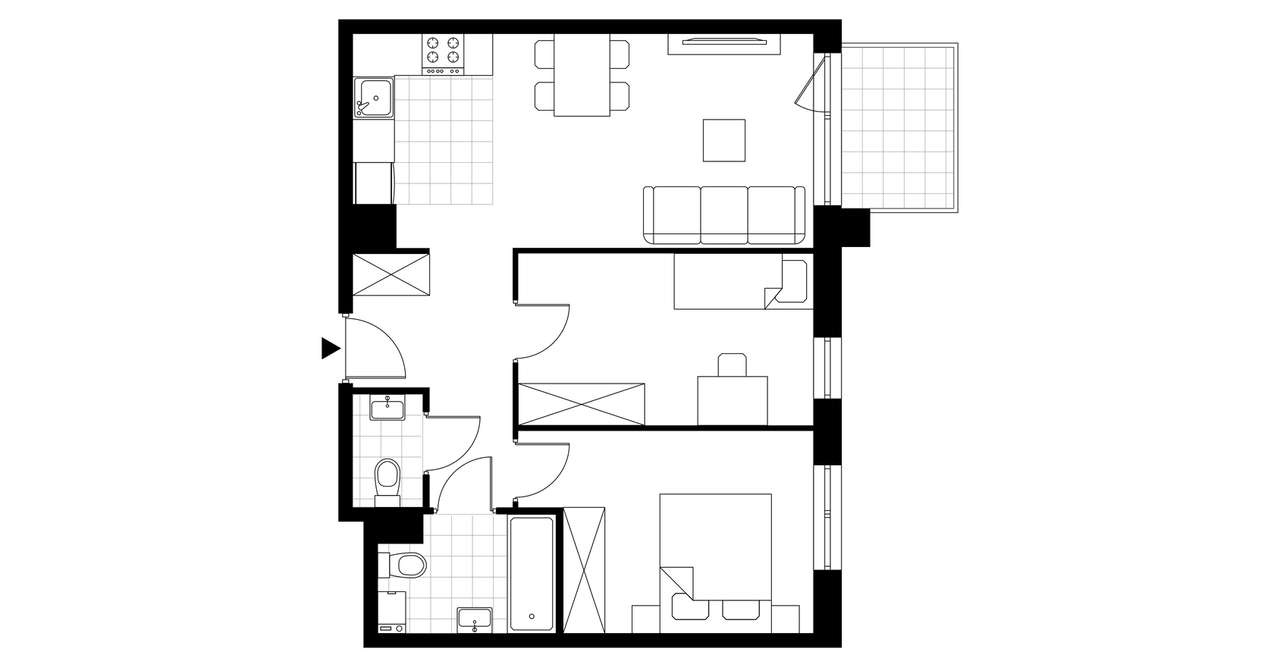 Legnicka Ursus | mieszkanie 3-pok. | B_M27 - Pełny obrazek: 5/10