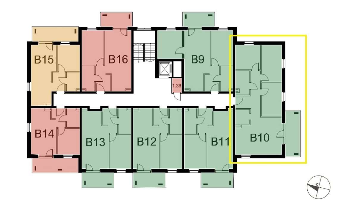 Nowe mieszkanie 4 pokoje, winda, balkon, garaż pod-3