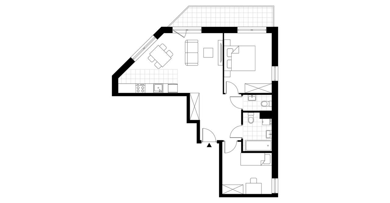 3-pokojowe mieszkanie 58 m² + balkon Bezpośrednio - Vista 4
