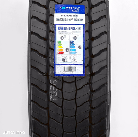 265/70 R 19.5 Fortune FDR 606 140/138M 16PR, Tractiune Hybrid, M+S - 2