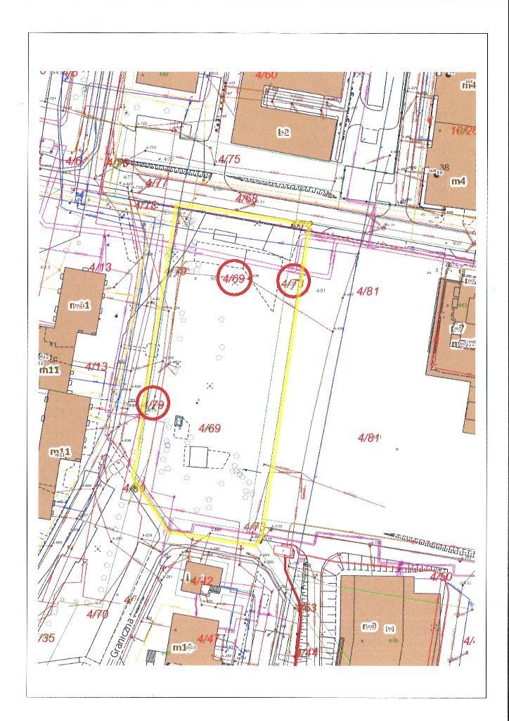 Przetarg - ul. Graniczna (dz. 4/69, 4/73 i 4/79)