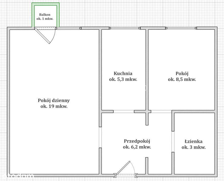 ⚡Dwupokojowe⚡Ciche⚡Po częściowym remoncie⚡-19