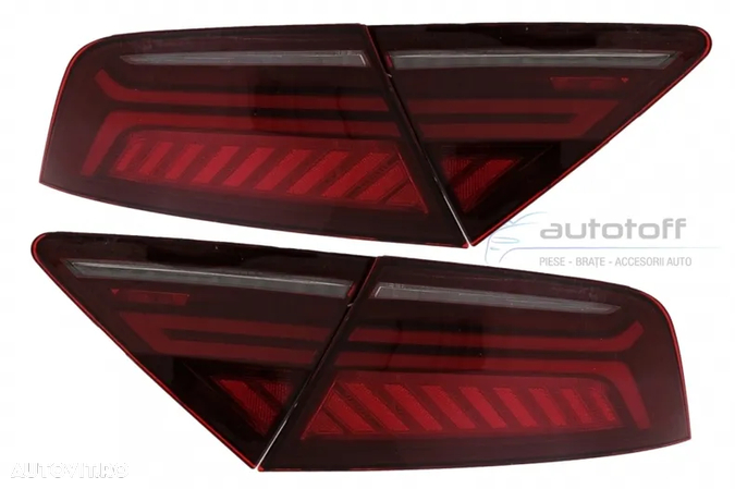 Stopuri LED Audi A7 4G (2010-2014) Light Bar Design - 8