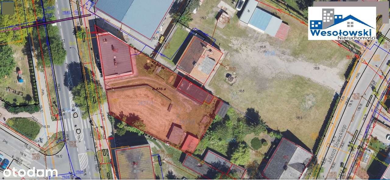 Dom z działką 826m2 przy głównej ulicy miasta w CENTRUM, ul. Płocka - Pełny obrazek: 4/8