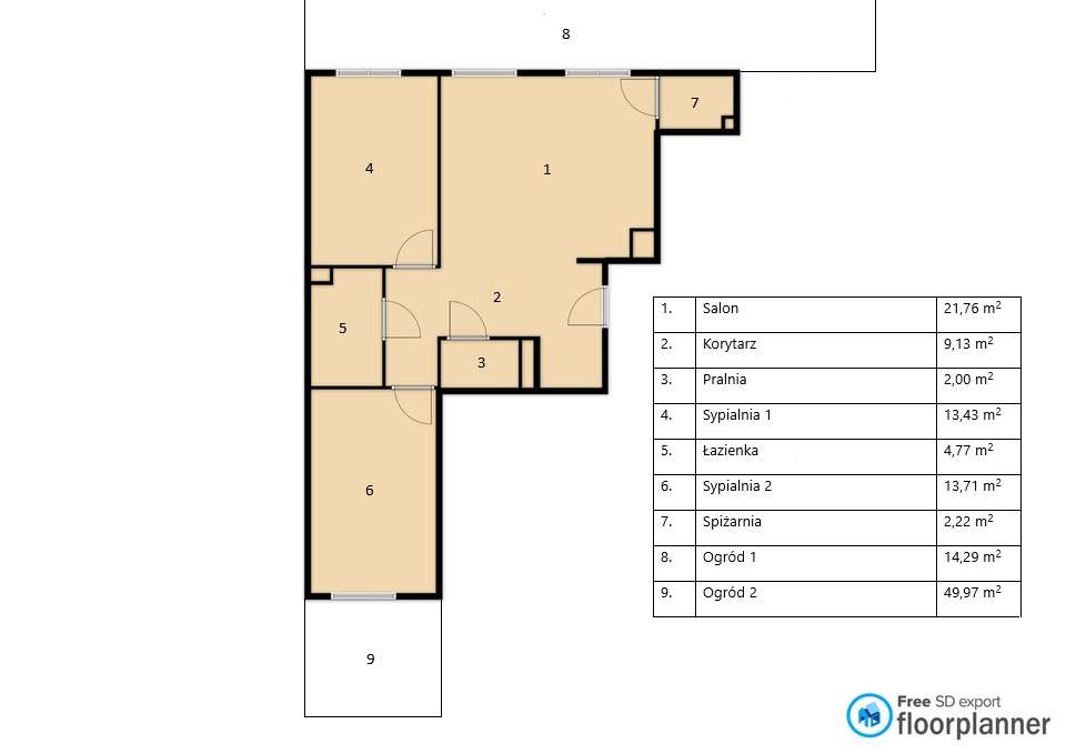 Piękne, wykończone 3 pokojowe mieszkanie. 2 Ogródki | Karpia 22 | 67m2-18