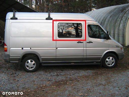 Szyba Szyby Mercedes Sprinter w uszczelkę Prawy przód do 2001r nr 53 - 2