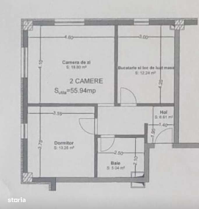 INVESTITIE! Apartament de 2 camere, 56 mp, preluare de chiriasi, str E - Imagine principală: 2/7