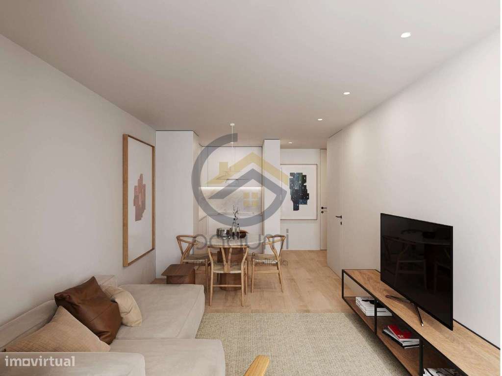 Apartamento T2 Novo no Centro de Paredes - Estilo Contemporâneo, Co... - Grande imagem: 4/19