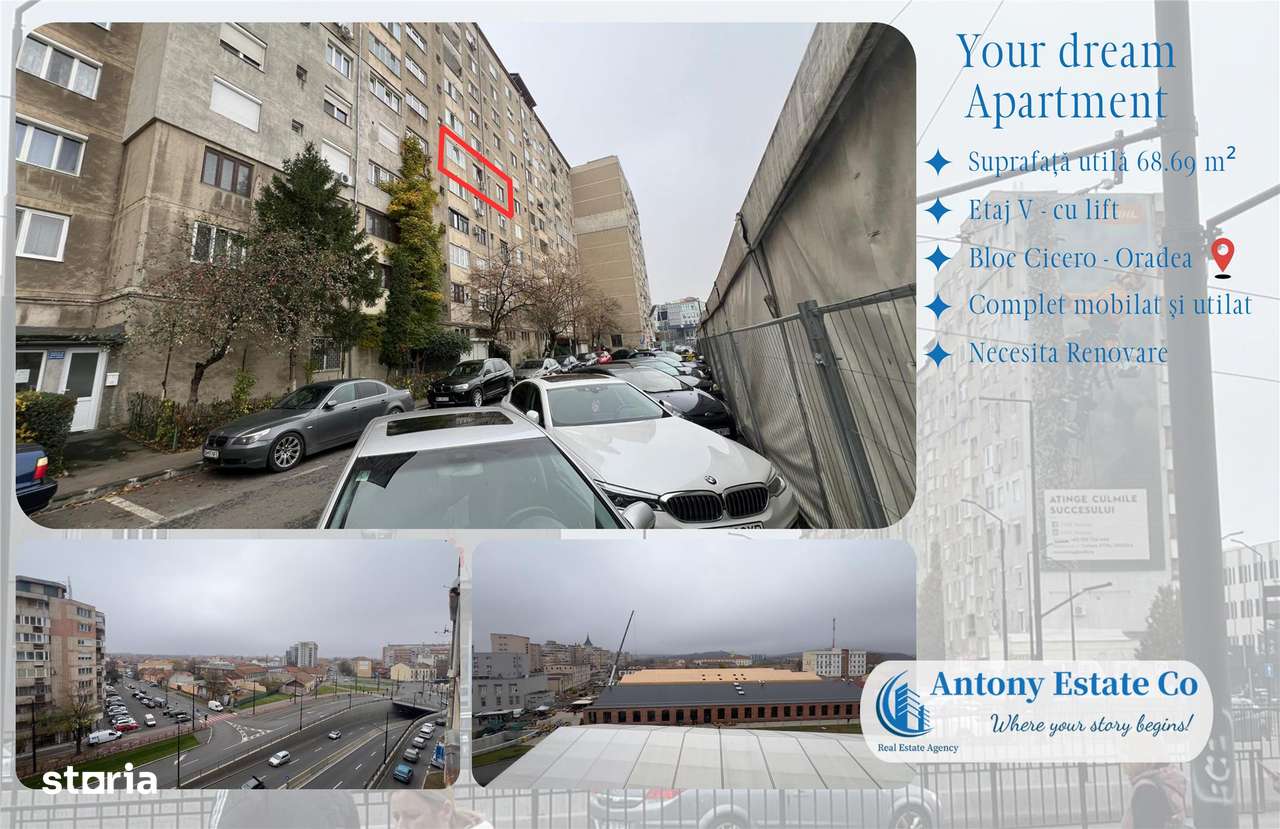 Apartament de vanzare, tip A, 3 camere semidecomandat, Central-Oradea-8