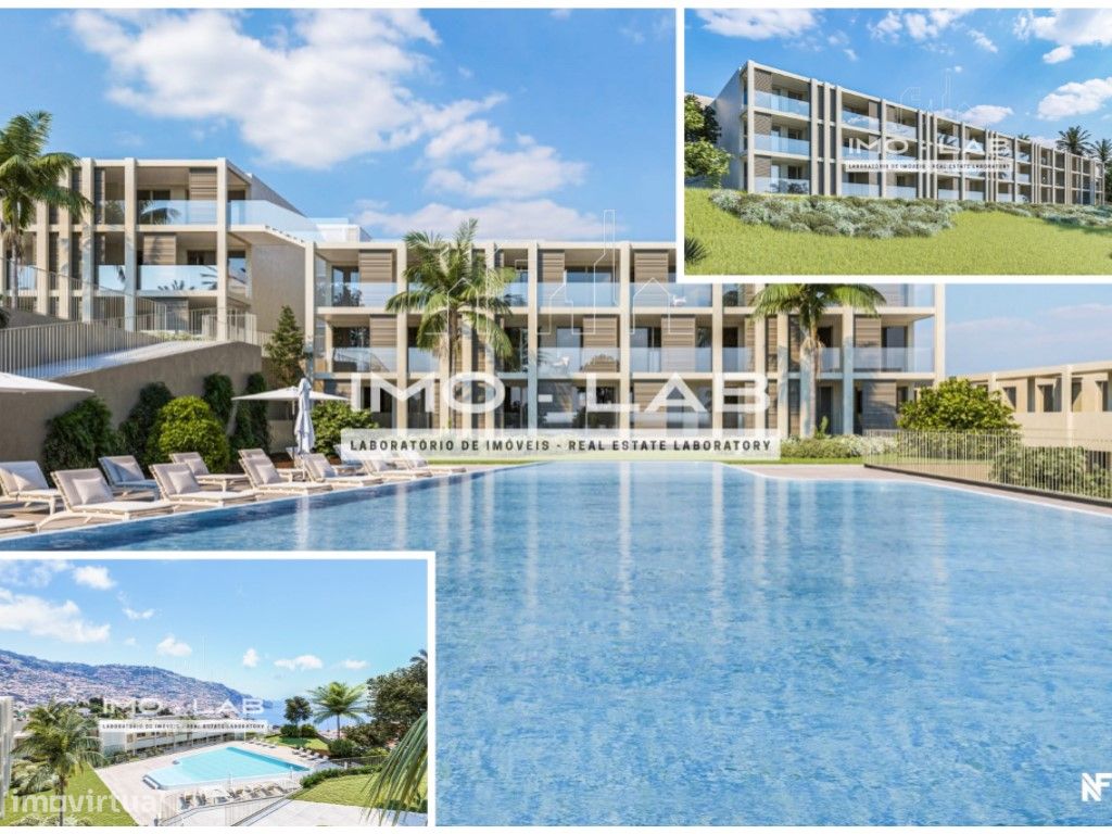 NOVO EMPREENDIMENTO - T1 Funchal - Piscina - VISTA MAR