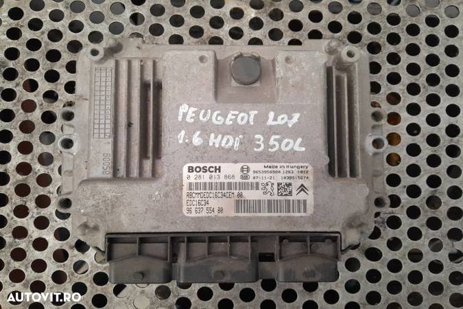 Calculator motor ECU 0281013868 Peugeot 207 1  [din 2006 pana  2009] - 1