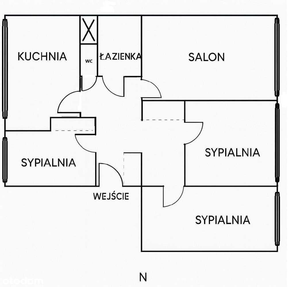 4 pokoje + kuchnia rozkładowe na 1 piętrze - wolne-3