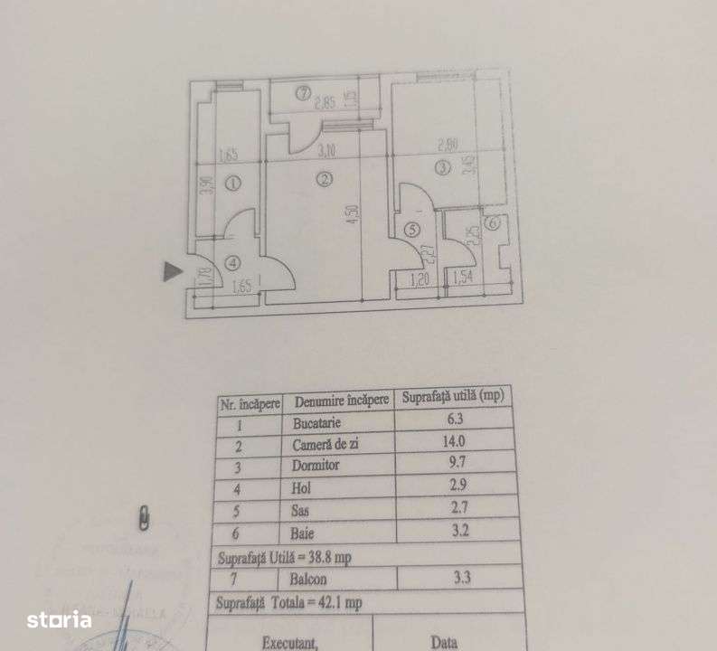 - Ap.2 camere Conf. 2 sporit - 42mp, Calea Galati - Kogalniceanu.-1