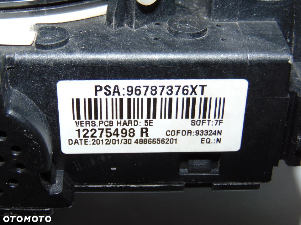 Przełącznik manetki świateł wycieraczek 96787376XT Citroen Berlingo Peugeot Partner I lift 02-08r - 9