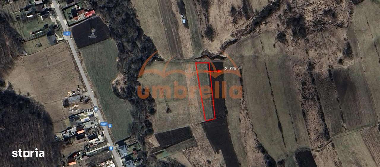 Teren de vanzare extravilan  in Popesti Baciu, jud. Cluj, 2011m² - Imagine principală: 2/3