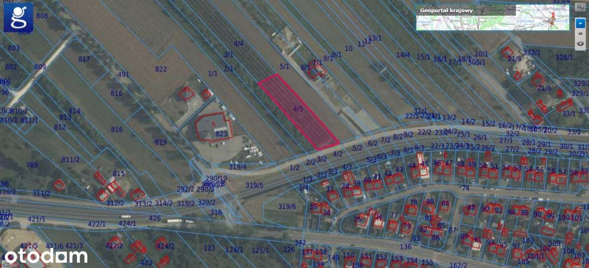 Działka budowlana w Rawie Maz ul. Nektarowa 2480m2-6