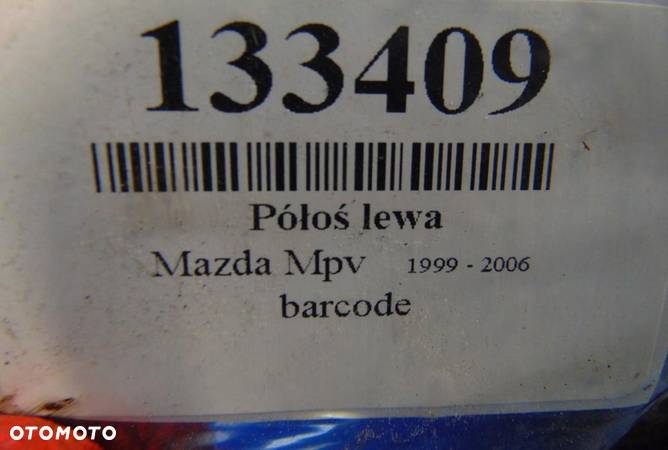 MAZDA MPV II 2.0 D PÓŁOŚ LEWA - 6
