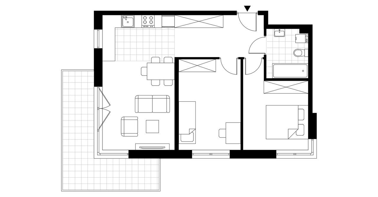 Osiedla Dolna Park | mieszkanie 3-pok. | 12.B.I.2 - Pełny obrazek: 4/9