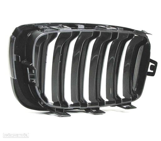 GRELHA FRONTAL PARA BMW SERIE 4 F32 F33 F36 F82 F83 LOOK M4 COR PRETO BRILHANTE - 2