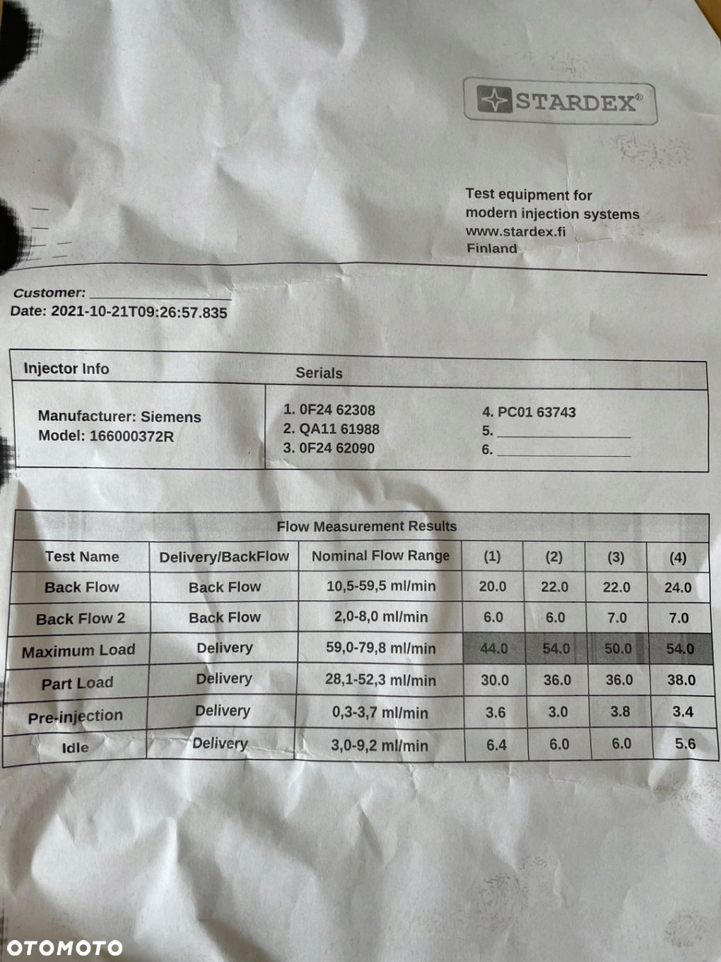 WTRYSKIWACZE MASTER III 2.3 DCI BITURBO 166000372R - 4