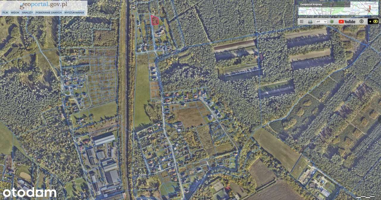 Wyjątkowa działka w otoczeniu lasu  - ul. Wyspiańskiego-1