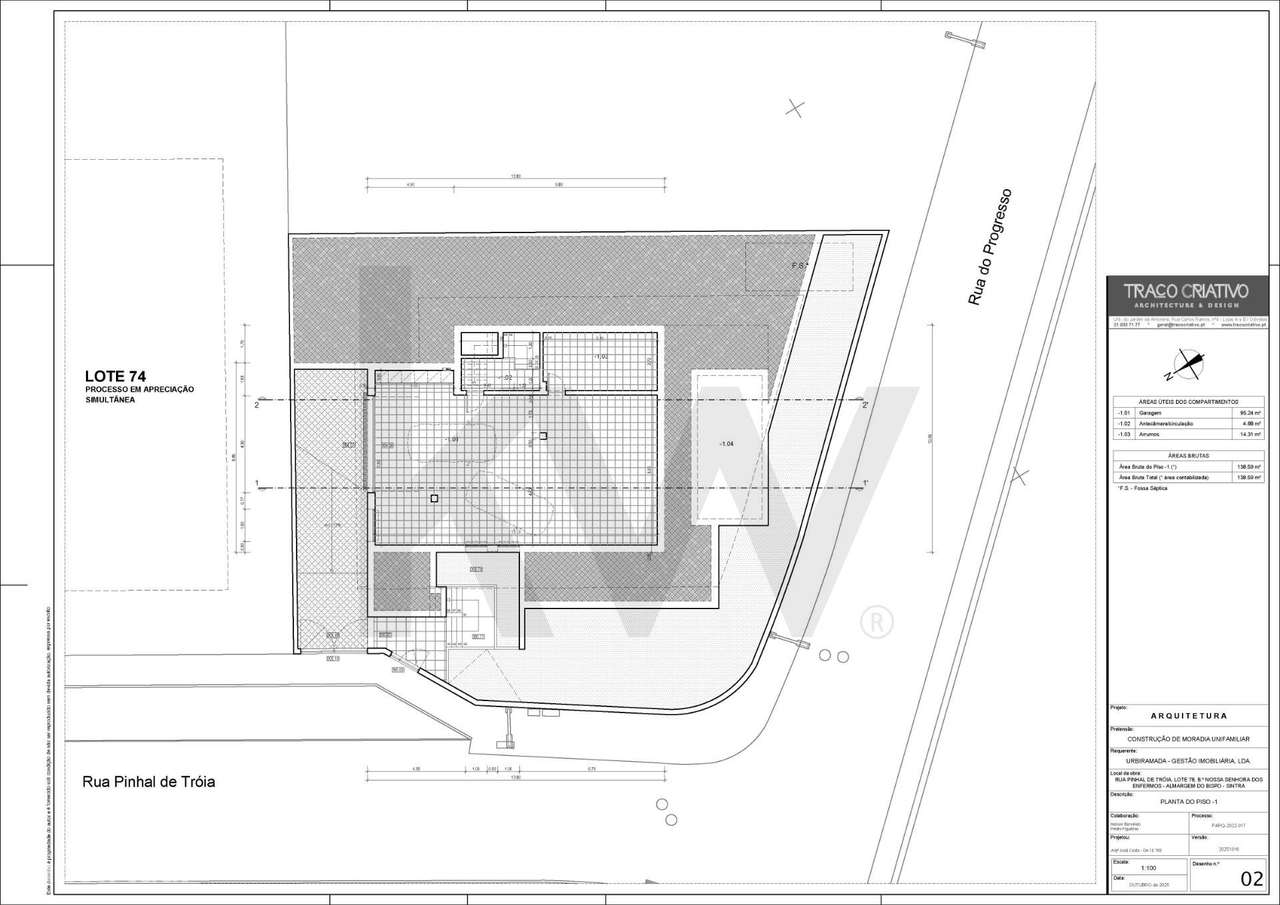 Lote com 526m2 em Almargem do Bispo com Projeto Aprovado - Grande imagem: 5/12