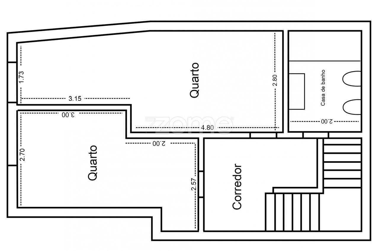 Moradia T2+1 com jardim e vista para o Rio Douro em Valbom, Gondomar-16
