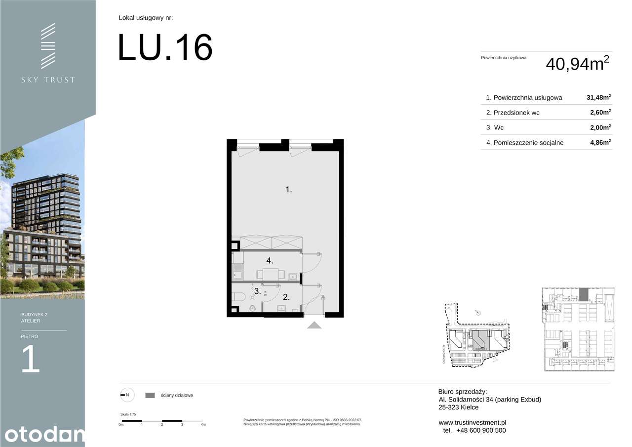 Sky Trust II | Lokal Użytkowy U16 - Pełny obrazek: 2/6