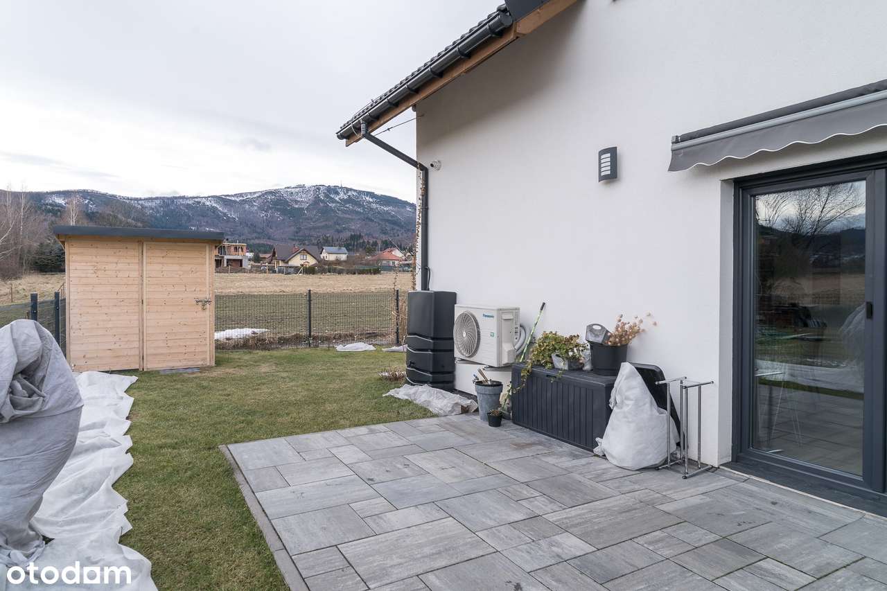 Nowoczesny mały dom 3 pokoje z ogrodem w wielkim stylu !-0