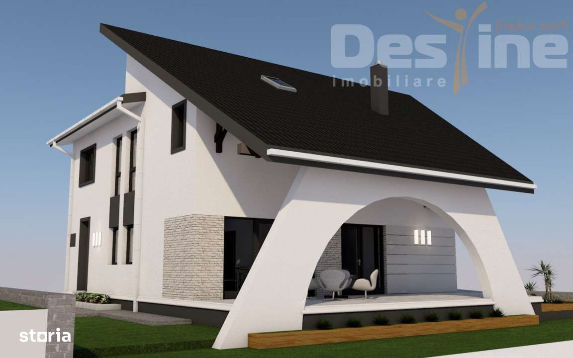 Hlincea Lac Casa 235 mp + 620 mp teren priveliste PANORAMICĂ - Imagine principală: 4/19