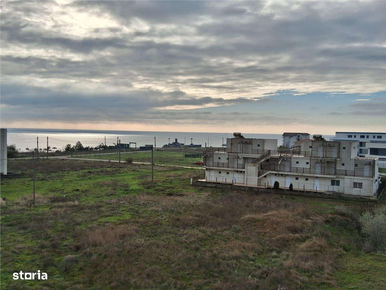 Penthouse, bloc nou, Costinesti, 105 mp, zona Nibiru, vedere frontala-1