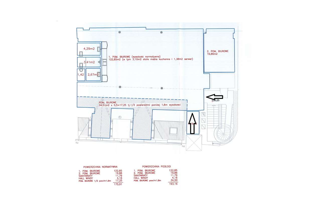 176 m2 Przestrzeń biurowa w centrum! Plac Wolności - Pełny obrazek: 4/19