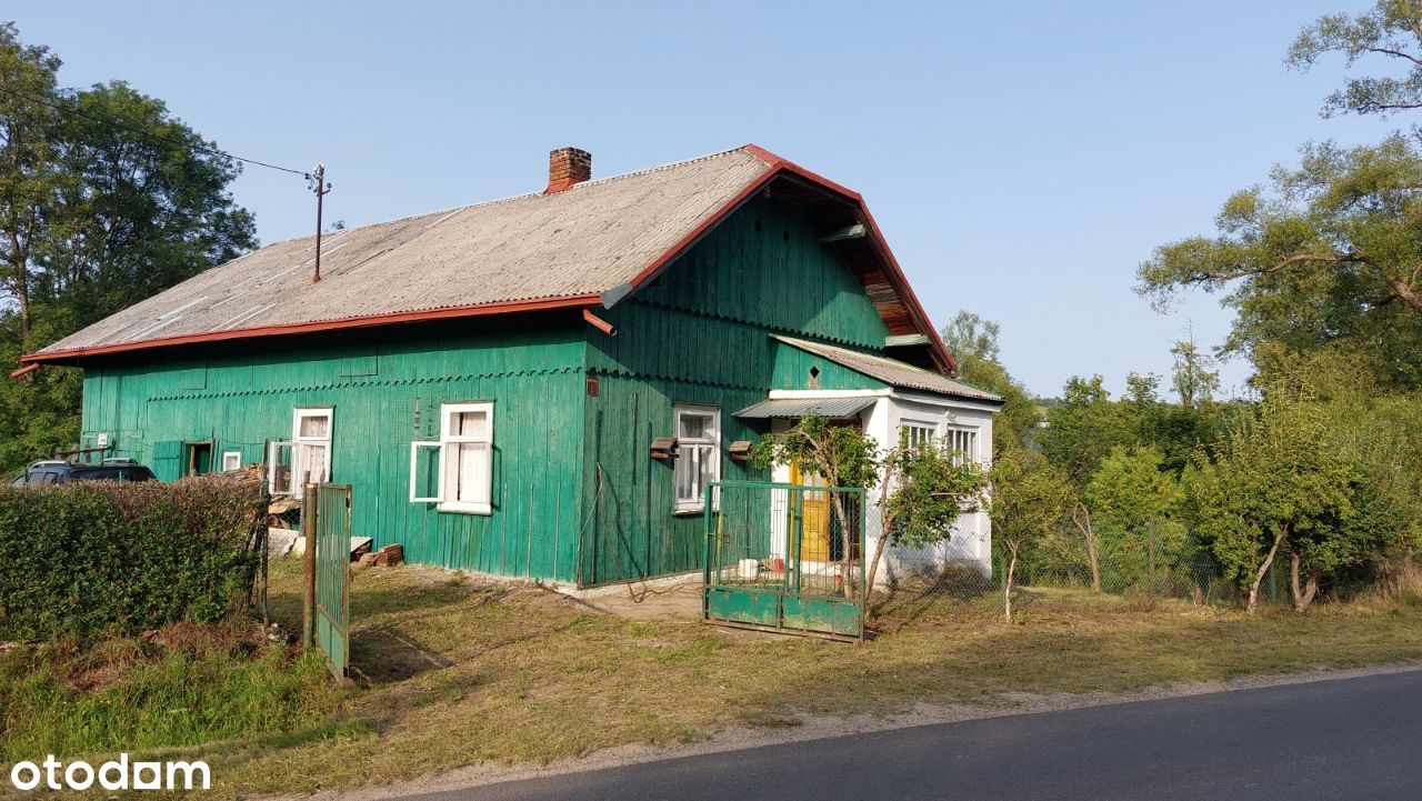 Drewniany Dom Nad Rzeką Posada Jaśliska +pola 12ar