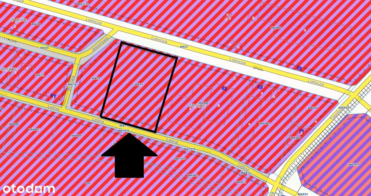 Sprzedam działkę inwestycyjną w Stanowicach k/Oławy - Pełny obrazek: 1/4