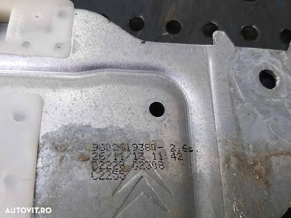 Macara geam electric stanga spate citroen c3 2 9802619380 - 3