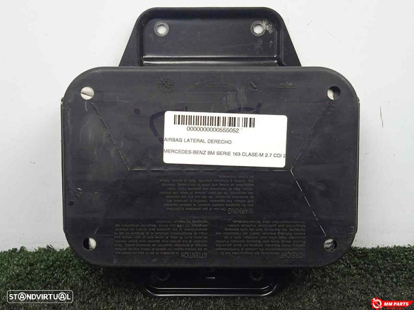 AIRBAG LATERAL DIREITO MERCEDES-BENZ CLASE M W163 2005 - 1