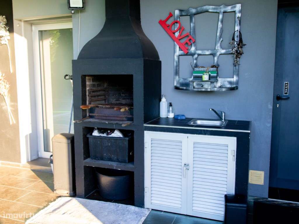 Moradia térrea, individual T3 com piscina em Monte Redondo-15