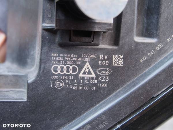 Audi A1 Reflektor lewy lampa lewa a 1 14r FL Lift xenon led - 4