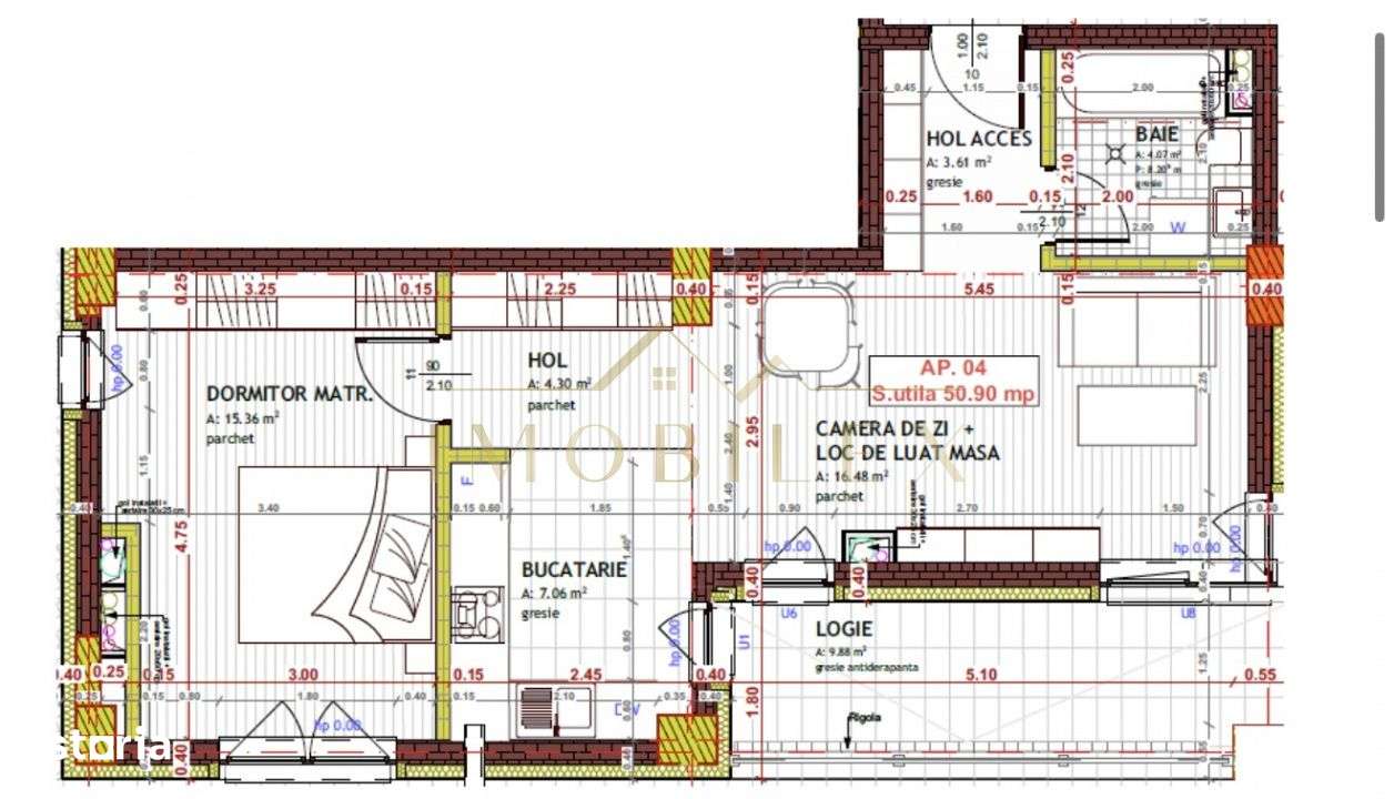 Apartament spatios 2 camere decomandate, bloc nou, zona Tineretului - Imagine principală: 2/2