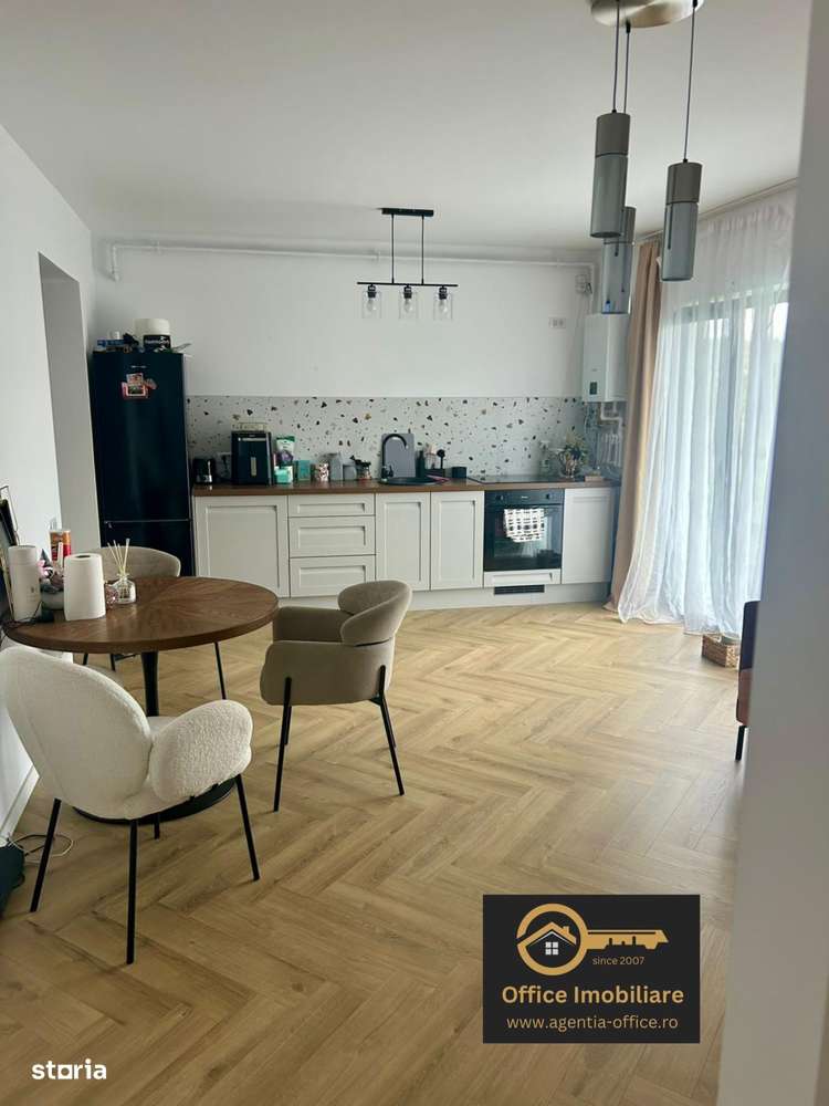 Bloc Nou  Branduselor apartament 2 camere finisat si curte proprie - Imagine principală: 1/4