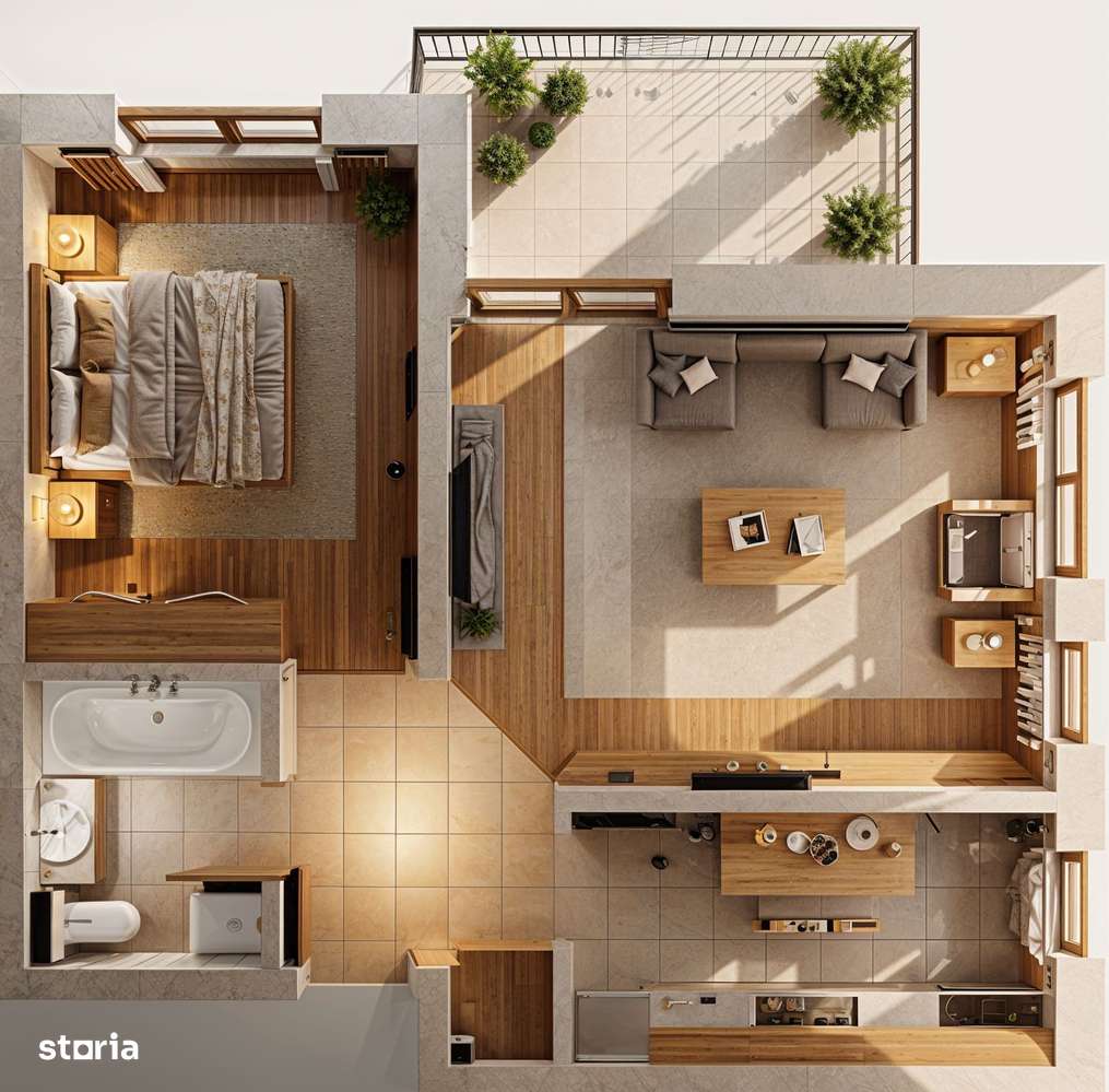 Ap. 2 cam. aprilie 2026 zona Militari Residence