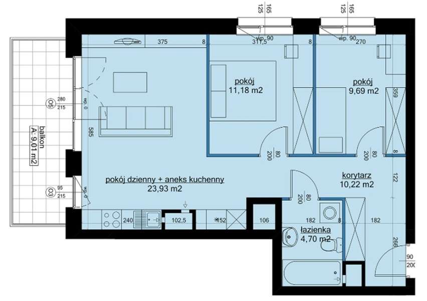 WEJDŹ - ZOBACZ - KUP Gotowe 3 pokoje Sprzedaje Deweloper Winogrady-1