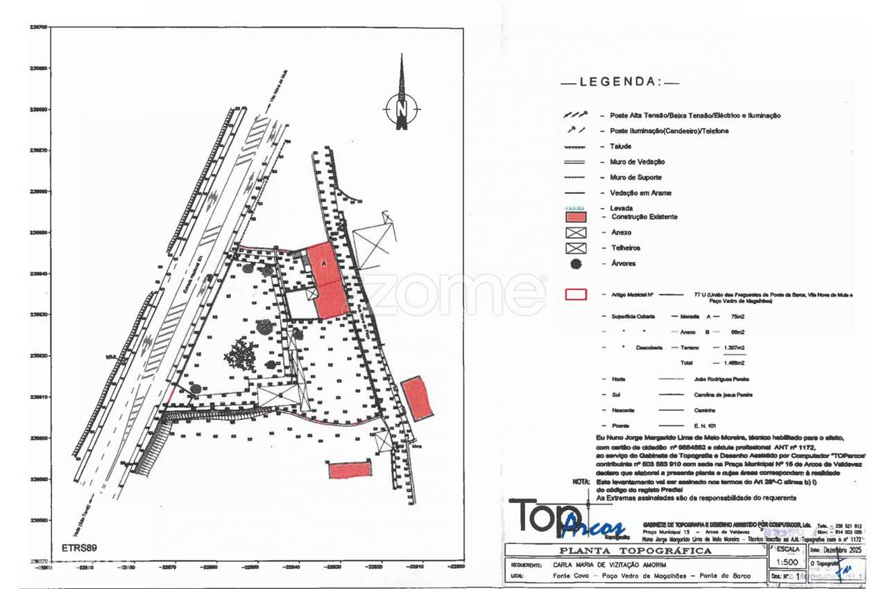 Moradia T3 com lote terreno 1468 m2 em Ponte da Barca-36